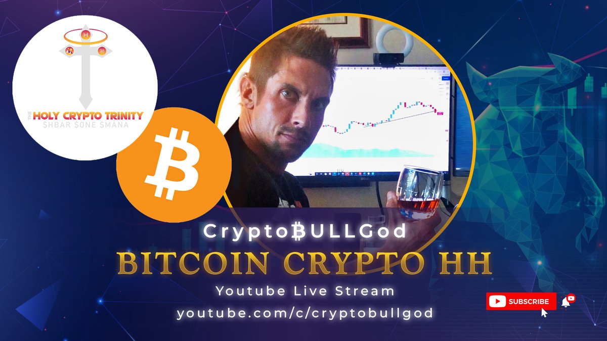 CryptoBullGod's tweet photo. Join me later today live for the 12th installment of the #BitcoinCryptoHH👊🥃

Sub for notifications on when I go live!
https://t.co/JiBJ15WZyb

#Bitcoin $BTC
#Ethereum #ETH $ETH $ETC
#Crypto #cryptocurrency
$xrp $ada $sol $matic $doge $shib $lunc $cake $lpt $link $uni $one $hbar https://t.co/Y4knIdDbIe