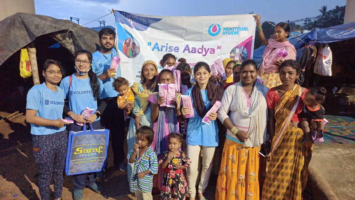Menstrual hygiene Campaign  Berhampur, Odisha

<a href="/SATTVIC_SOUL/">Sattvic Soul Foundation</a> organized menstrual Hygiene Campaign &amp; distributed 30 sanitary pads to women and girls, with some chocolates 🍫 also taught them about menstrual Hygiene importance.

Secure women, Secure society.🌸

#SDG3

<a href="/SanyuktaSam1/">Sanyukta Samaddar</a>