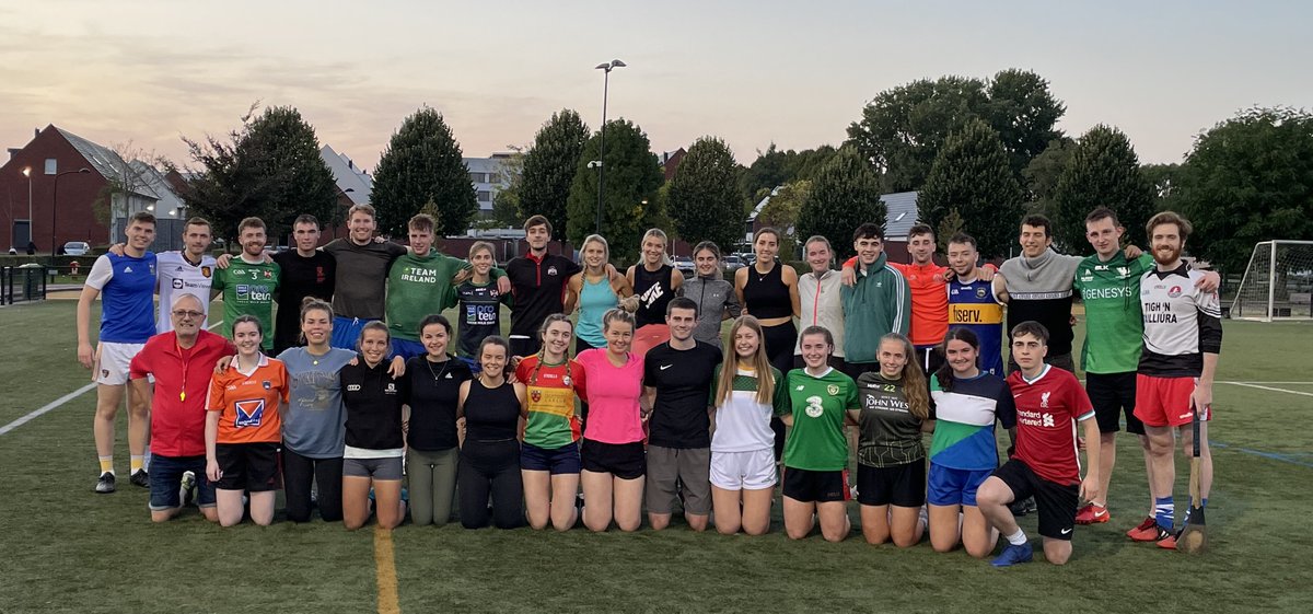 MaastrichtGaels's tweet photo. Fantastic numbers at training this week - so many that we ran out of hurls & helmets and some had to switch to football. Looking forward to fielding our own full camogie & hurling teams 4 first time ever in @AmsterdamGAC for @GaelicGamesEuro championships #GAA #camogie #MUSST #UM https://t.co/koMmZJhiEE