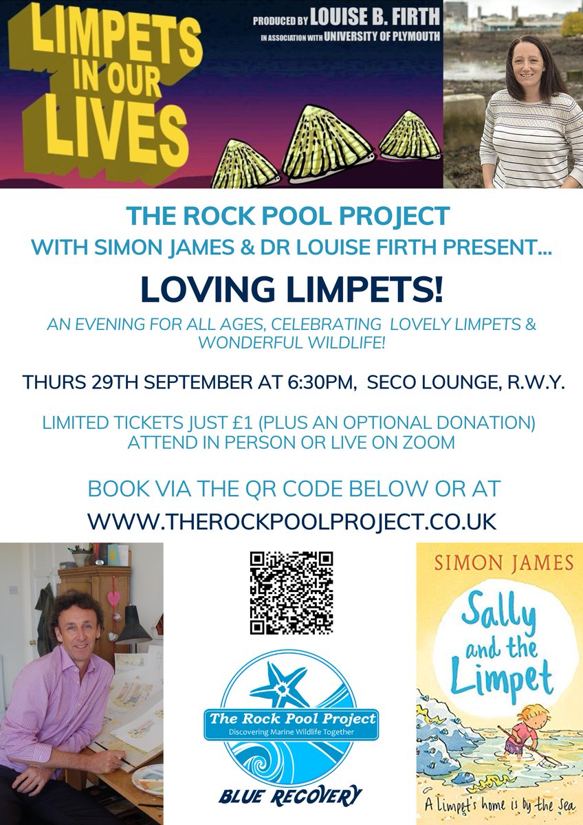 We are delighted to tell you about a VERY special evening in #Plymouth next Thursday as part of our Blue Recovery Community Project! Grab your tickets quickly as numbers are very limited (particularly in The Seco Lounge). The link is: rb.gy/fwz0ni