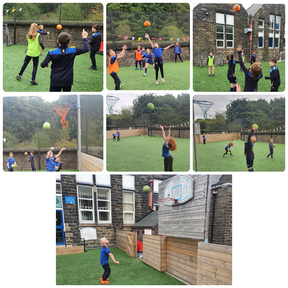 Waterprimary's tweet photo. Pass, move, pass, move, shoot, score! #Teamwork #attacking #defending #awareness #correctposition #selfbelief #resilience #respect #positivity 💛👍💙 https://t.co/3Wty637fO7