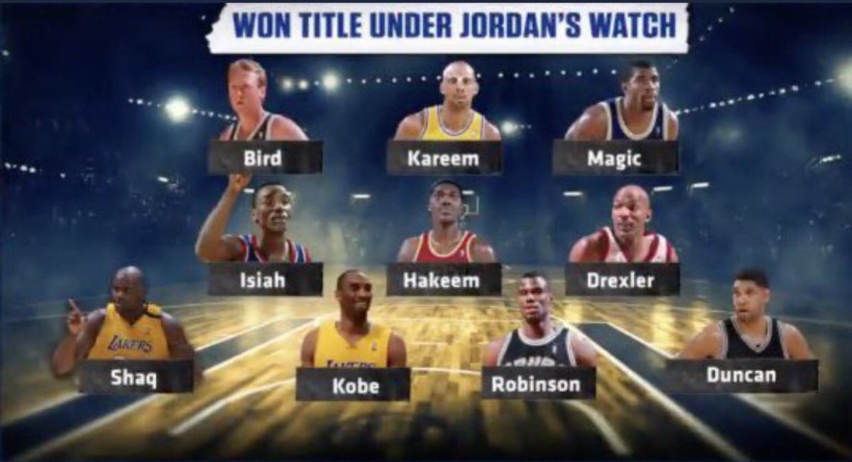 JorOverrated's tweet photo. “MJ Dominated His Era” 

Yet Everyone Ate In His Era🤔 https://t.co/XazPWHRUN3