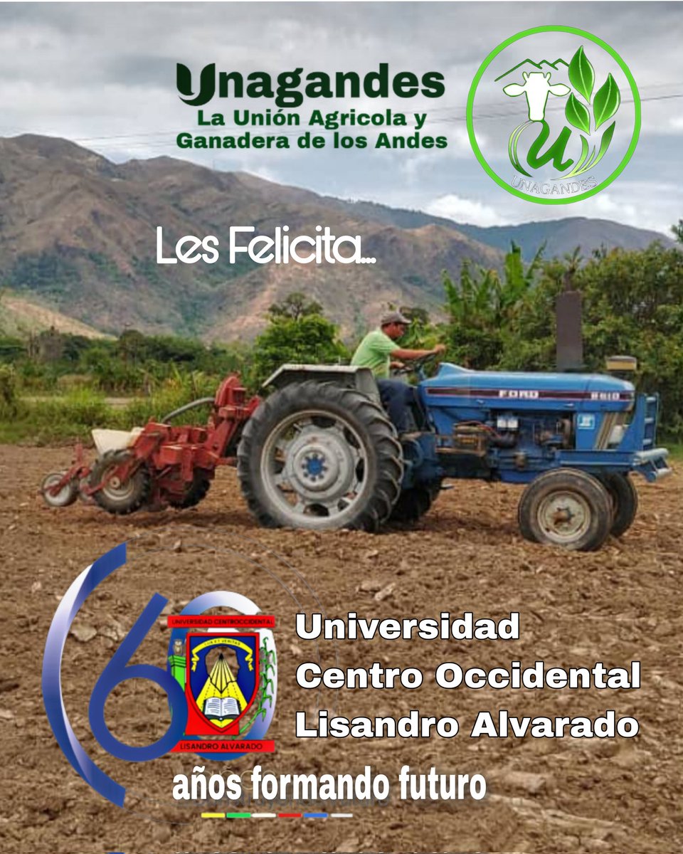 unagandes's tweet photo. #UCLA Seis décadas que la han constituido en un aliado de singular para el sector agropecuario, llevando la ciencia al campo y formando al agricultor y al ganadero con criterios socio productivos de integralidad hacia el logro posible de la excelencia y de la armonia ambiental. https://t.co/PQ4DhMSp1k
