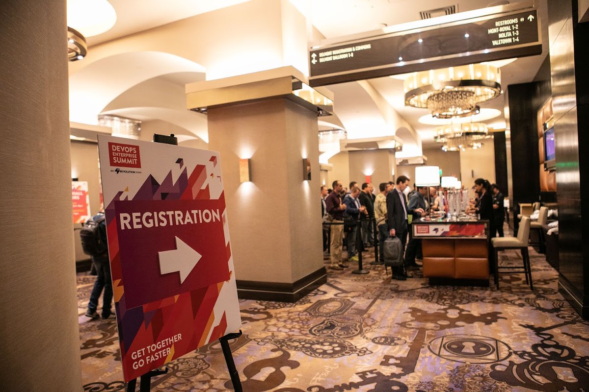 ITRevBooks's tweet photo. We just can't wait to be with you all again! Here are some pictures from DevOps Enterprise Summit USA 2018!
Join us this October: https://t.co/ov04R01xfP
#ThrowbackThursday #TBT #DOES18 #DOES22 @ITRevDOES https://t.co/wfM41pyxvx