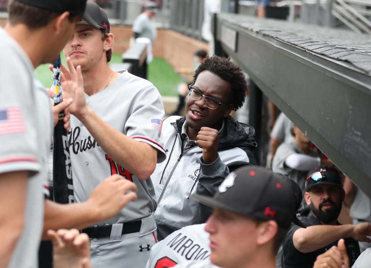 GoNUbaseball's tweet photo. Happy #EQAppreciationWeek2022 
to our guy Alex Ervin (@alxervin)

Thanks for keepin' us lookin' sharp!

#HowlinHuskies https://t.co/b5x0kJu03e