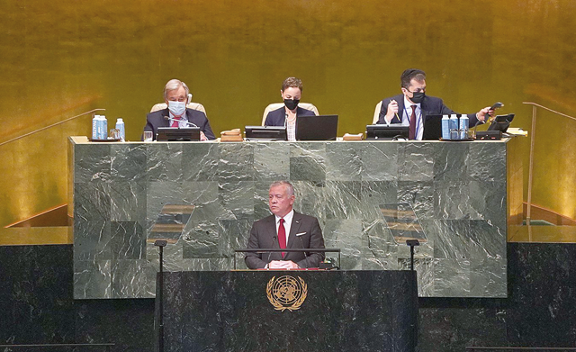 jordantimes's tweet photo. King directs international attention towards Palestinian cause at UNGA
#UNGA #Jordan #Amman #Palestine #Jerusalem #UNGA77 #JordanTimes
https://t.co/p5p2RYuDbp https://t.co/JaC8loildT