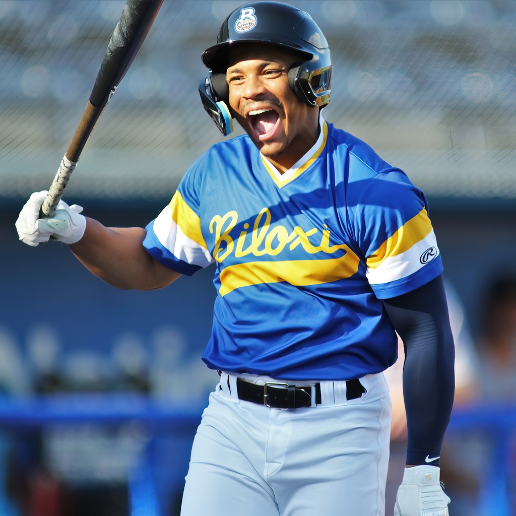 BiloxiShuckers's tweet photo. We were pumped to have this guy back in Biloxi this season! Happy Birthday @FutureIs_Bright! 🥳
⁠
📷 Mike Krebs https://t.co/fYavsJjmS0