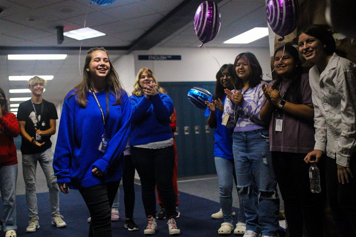 perrytwpschools's tweet photo. ✨ It's Homecoming at PMHS! ✨

Because of Perry Meridian's 50th Anniversary, each class decorated their halls with a golden theme!

Winners for the hallway decorating contest will be announced at the Homecoming pep session on Friday. Go Falcons! https://t.co/u6daplfbAa
