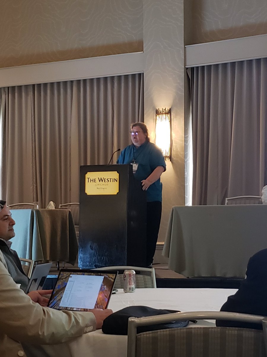 KennyGPhD's tweet photo. @DxMicrobiology off to a 🔥 start on her validation of quantitative LDTs session w/ an incredible quote:
"Beware the lollipop of mediocrity, because once you lick it, you'll forever suck." 😂
#pascv #clinmicro #clia @thepascv https://t.co/aOpicMAwfd
