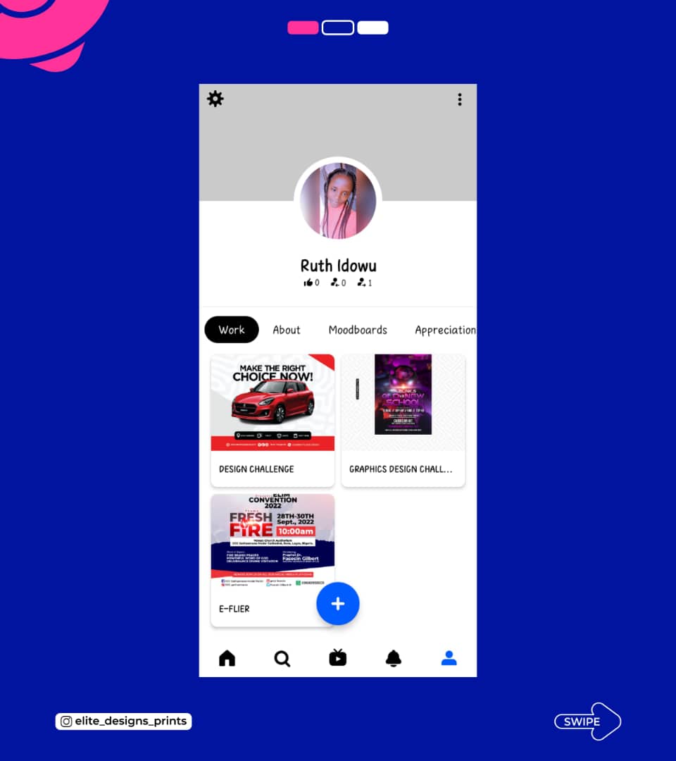 queen_eelite's tweet photo. Graphic Design
Challenge 8.0
Week 3
Day 4
DESIGN BRIEF 🥰🌟
@miunify #gdc8.0 #gdc #miunifygdc8.0 #miunifgdc #miunify #flyerdesign #eflier #elite #improvement #design #gif #youtube #tech&chill #workspace https://t.co/MTJYwJZEJA