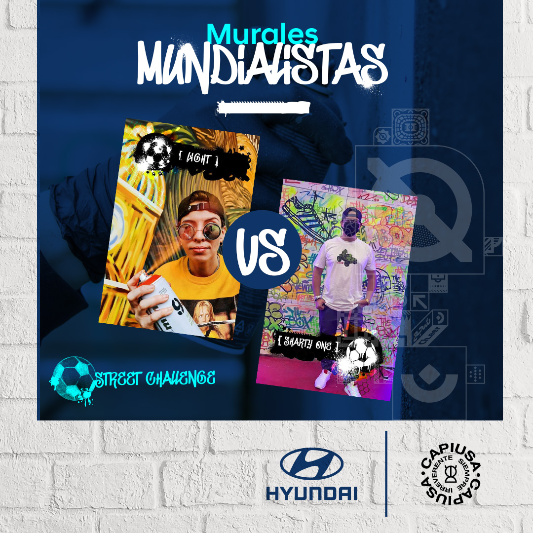 RevistaCAPIUSA's tweet photo. ¡Empezamos con la fiebre del Mundial! 😃⚽️

Este sábado 24 de septiembre tendremos un versus entre @lightandrade &amp; @Sharty_One, quienes estarán realizando murales en vivo. Acompáñennos de 12 a 5PM en 4 Grados Norte.

Gracias al apoyo de #HyundaiGuatemala https://t.co/RGpP8jp1q5