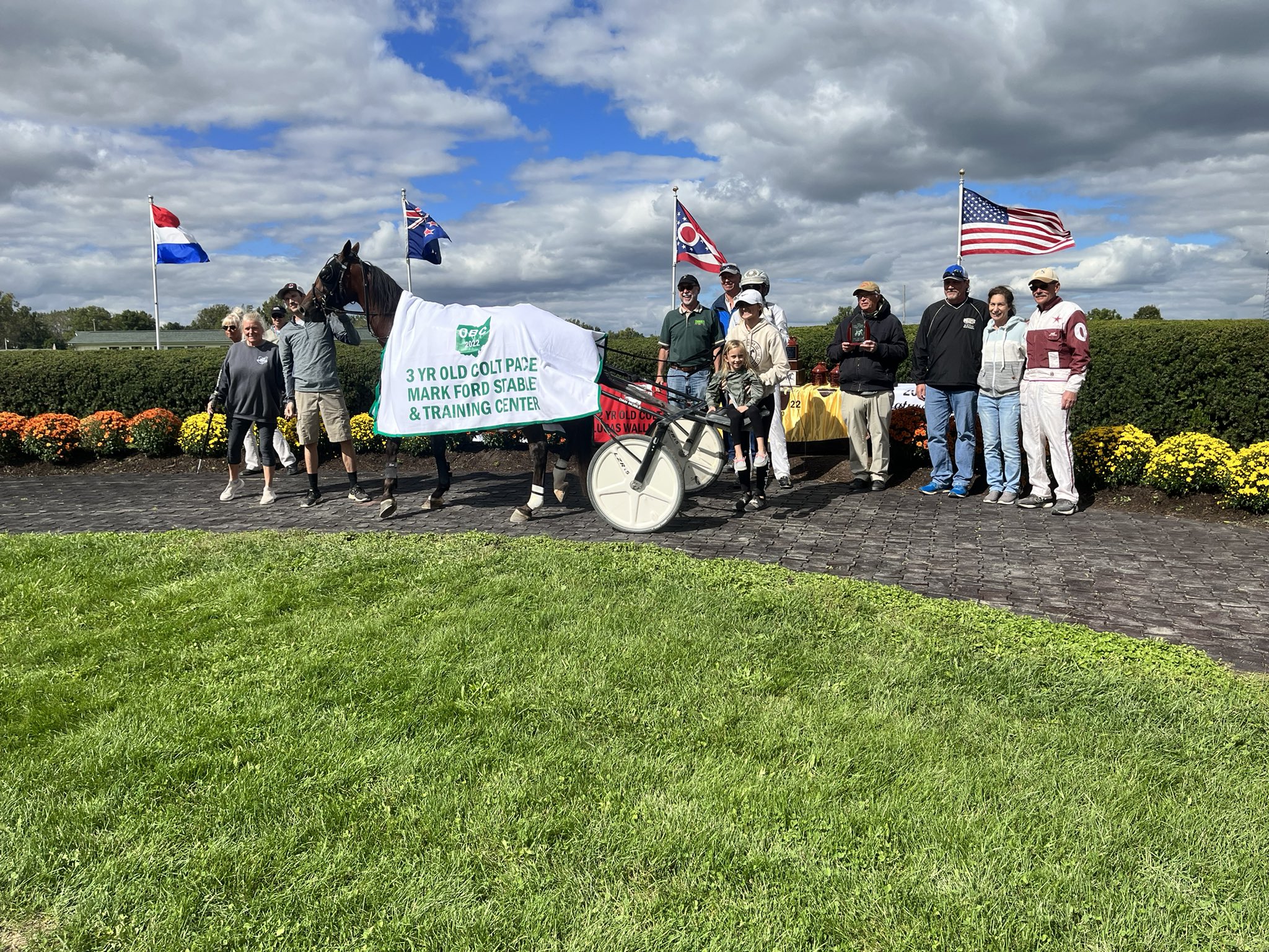 Ohio Harness Horsemen's Association on Twitter "DRAGONONTHEBEACH wins