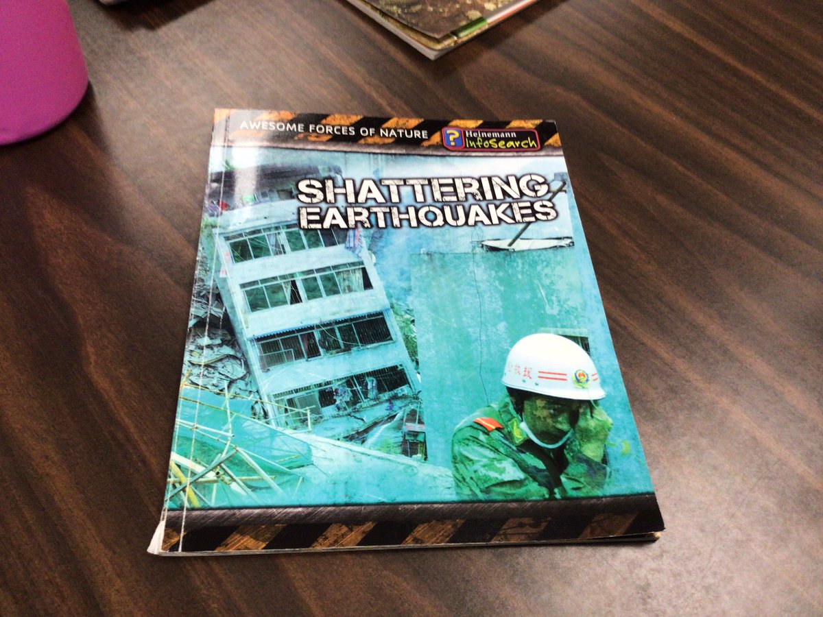 spitzstudents's tweet photo. Learning about earthquakes and text features!
#somanytextfeatures
#imalexthetweeter
@dr_aaron1906 
@Ashtyaddi 
@psd
@CollabClassroom https://t.co/uZ5urKZfOJ