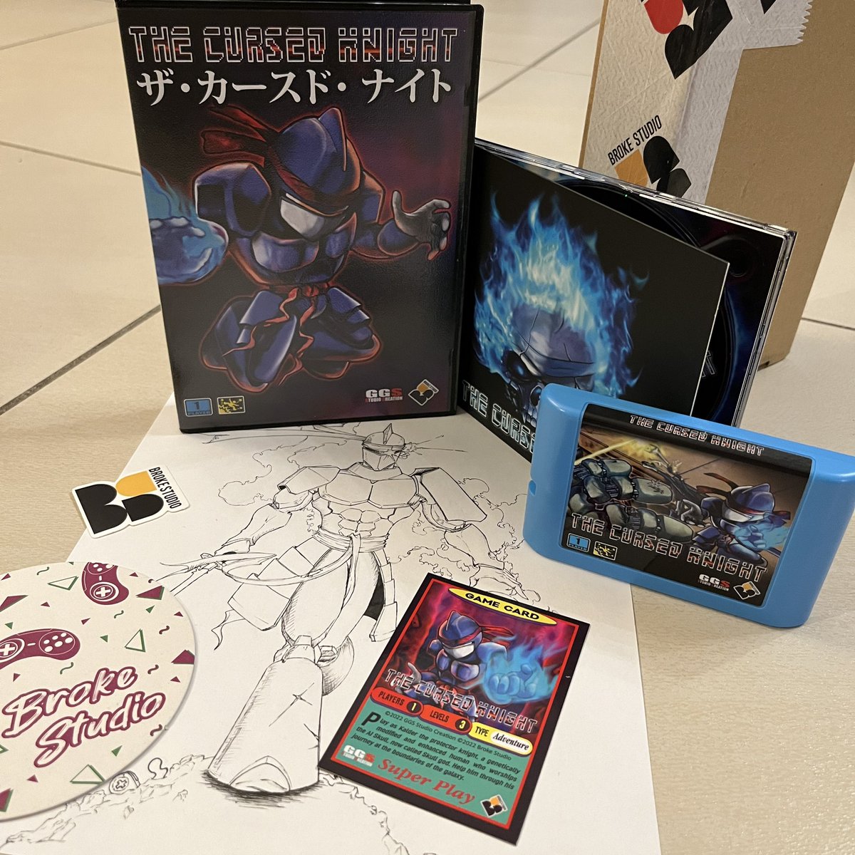 セール The Cursed Knight ザ カースド ナイト メガドライブ MD