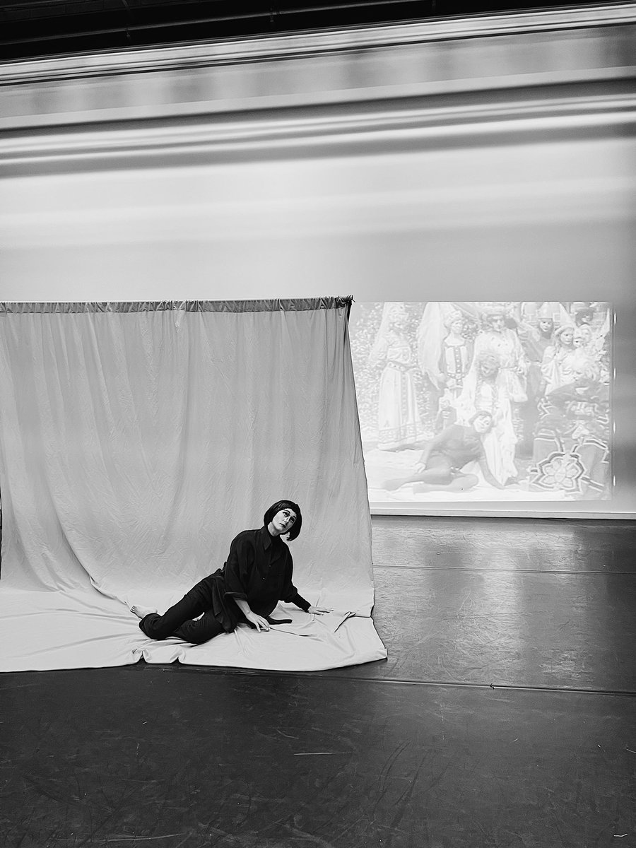 KristinBWinters's tweet photo. It’s been such a joy working with @InvulNos this week, and to start exploring and embodying the great Asta Nielsen in her 1921 film of Hamlet: The Drama of Vengeance 🤍
#DieAsta #Hamlet https://t.co/VgKPhXdTUS
