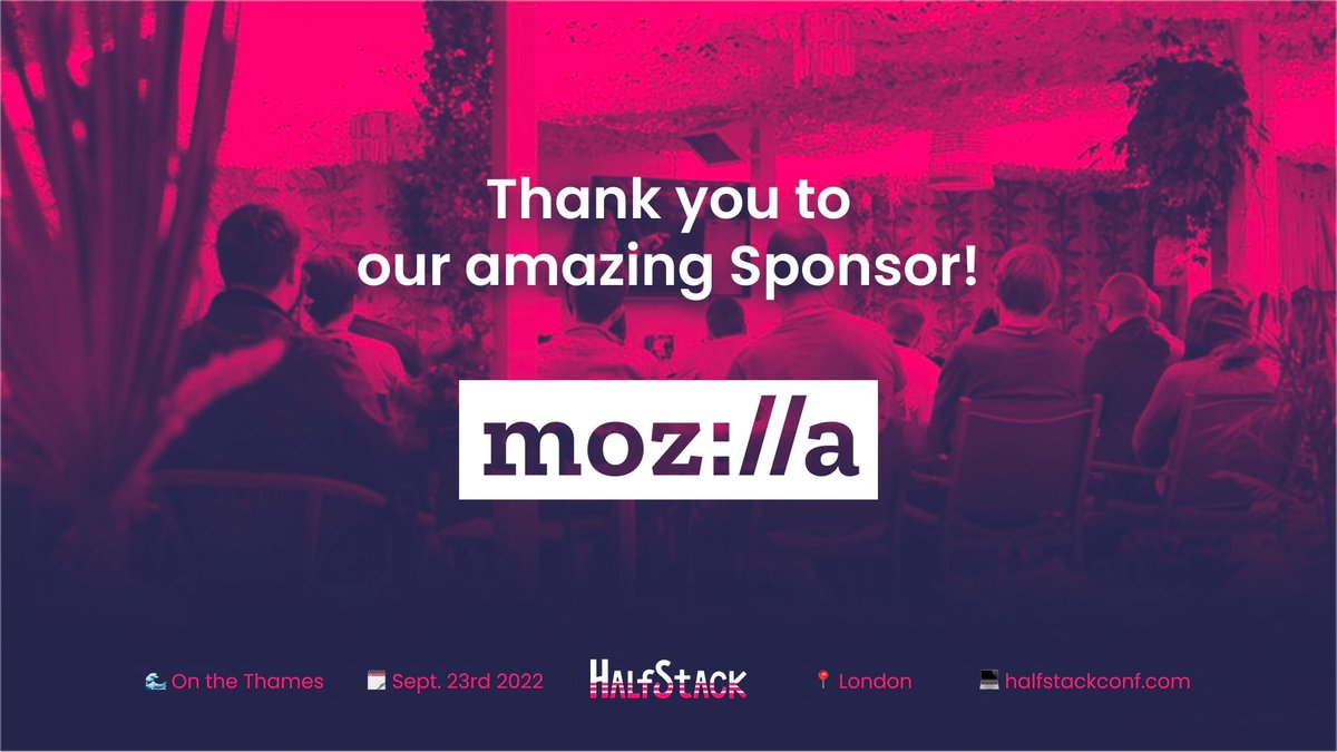 🚀 Shoutout to one of our Medium Stack sponsors, @mozilla! HalfStack is made possible by the generous support of our sponsors. Thanks! ❤️