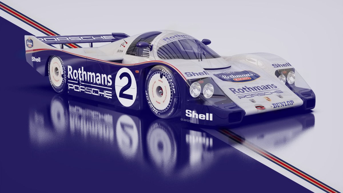 LMPone's tweet image. Before we go over the magic 963, we have to pay tribute to the mighty #Porsche 962, here in one of the most iconic colors at #LeMans24: