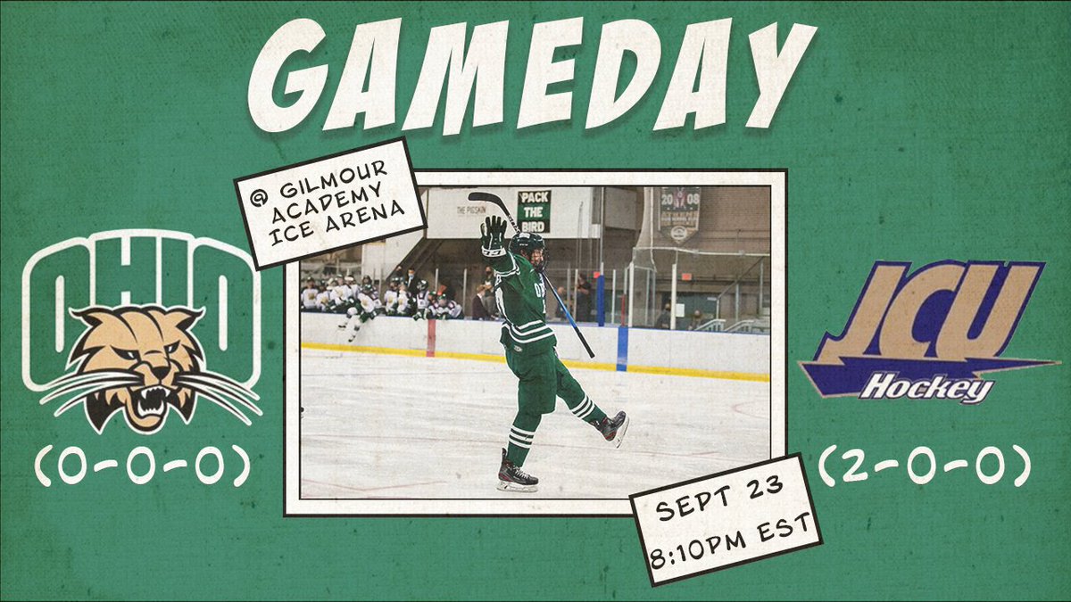It's FINALLY Gameday!

🆚 @hockeyjcu
📍Gilmour Academy Ice Arena
⏰ 8:10PM EST
🎥 jcusports.com/live 

#ItsOUrTime