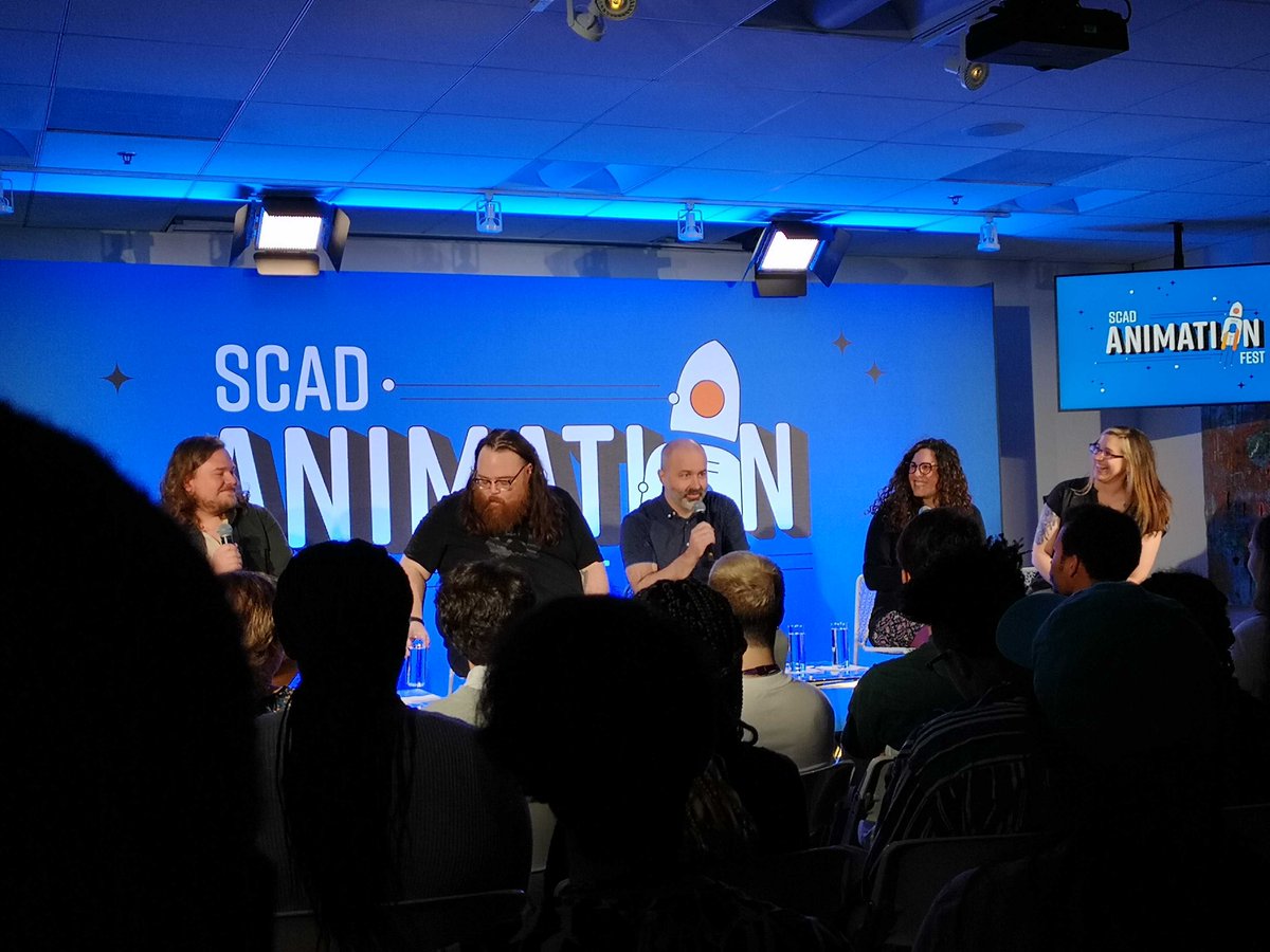 CGMagonline's tweet photo. We had a blast at SCAD Animation Fest this year! The panels were stacked with talent, including Floyd County Productions' Mollie Brock, Jared Hickman, @NealHolman, and @kmellon.
https://t.co/UnVe0PAAYS
#hitmonkey #scadfilm #animation https://t.co/DdGzDInhip