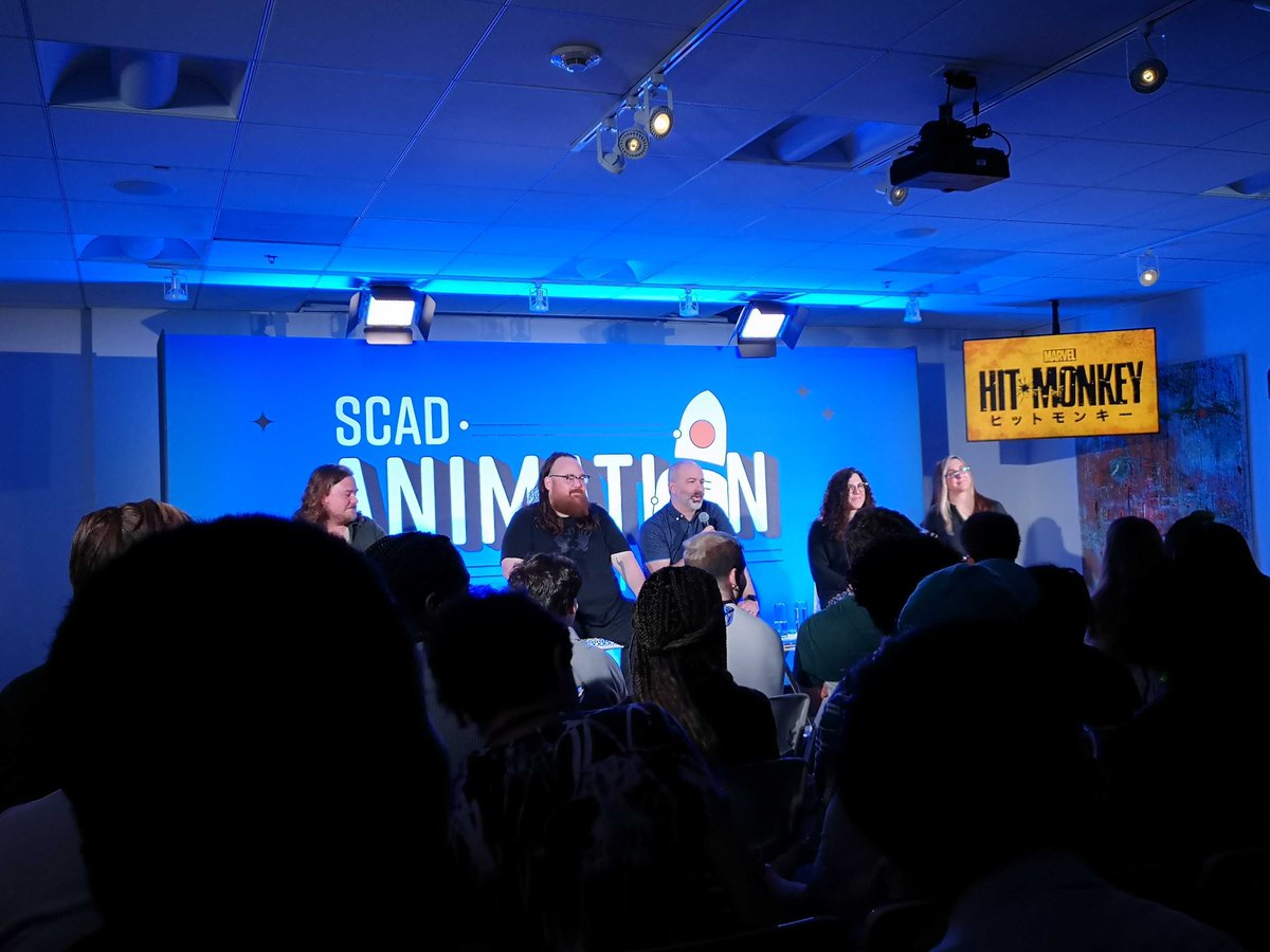 CGMagonline's tweet photo. We had a blast at SCAD Animation Fest this year! The panels were stacked with talent, including Floyd County Productions' Mollie Brock, Jared Hickman, @NealHolman, and @kmellon.
https://t.co/UnVe0PAAYS
#hitmonkey #scadfilm #animation https://t.co/DdGzDInhip