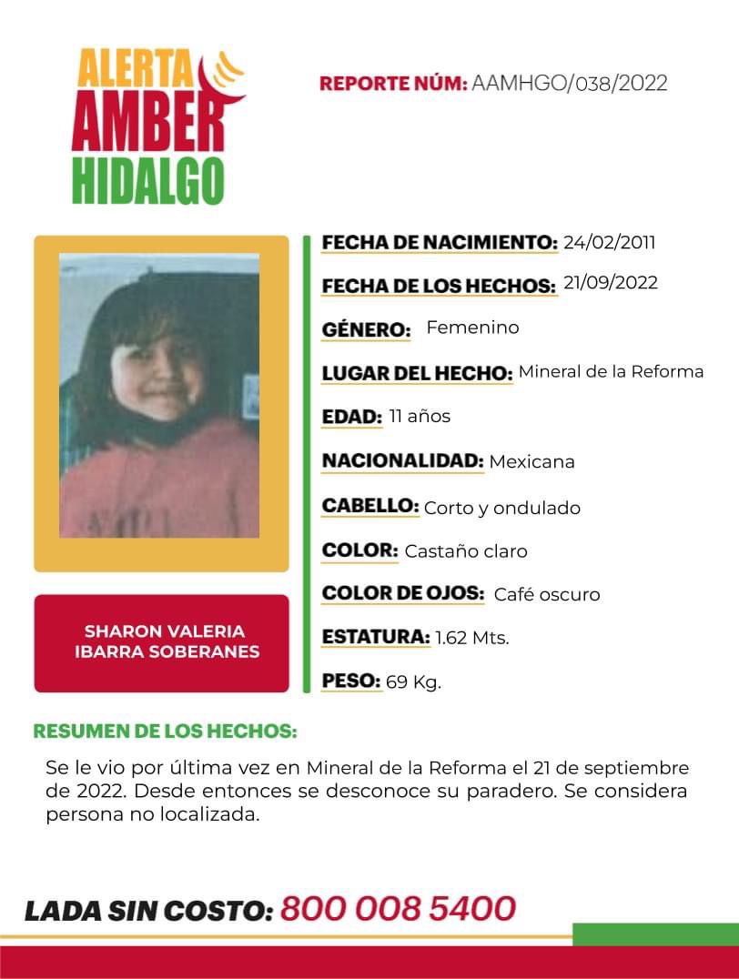 🆘Ayúdanos a encontrar a Sharon! 🙏 
Agradecemos infinitamente la difusión 🆘 
#Difunde
<a href="/scoutsdemexico/">Scouts de México - Página Oficial</a> 
<a href="/FGRMexico/">FGR México</a> 
<a href="/CiroGomezL/">Ciro Gómez Leyva</a> 
<a href="/AlertaAmberHgo/">Alerta Amber Hidalgo</a> 
<a href="/gobiernohidalgo/">Gobierno Hidalgo</a> 
<a href="/FedesspH/">FedesspHidalgo</a> 🇲🇽