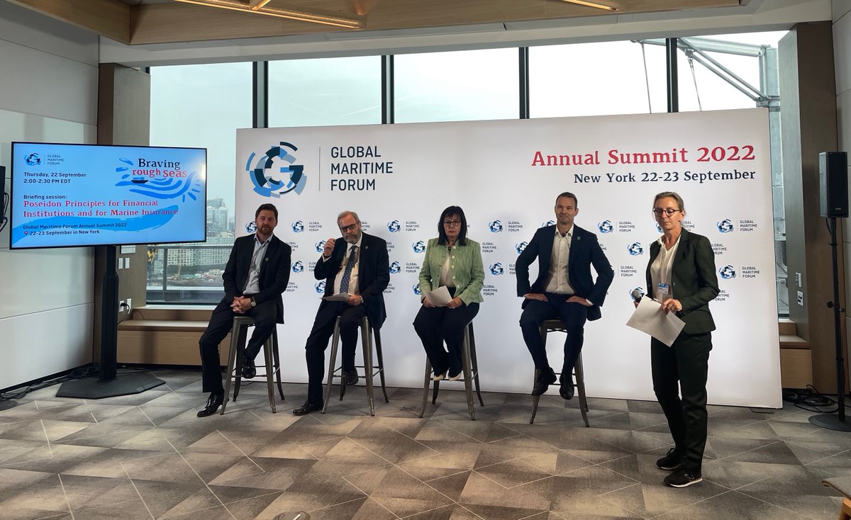 PP4Insurance's tweet photo. The Poseidon Principles commit today to adopt an emissions reduction trajectory in line with net-zero commitments, as soon as such a trajectory or trajectories become available. In case you missed the announcement, watch this briefing session ➡️ https://t.co/0HoFCFDD08 https://t.co/2vLlLq7ovH