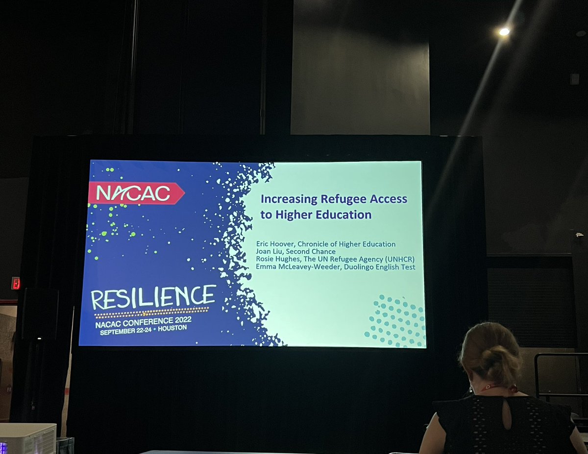 Our Wisdom College Readiness Manager, Ms.Fernandez is currently at the National Association for College Admission Counseling Conference 2022. The conference is filled with educational sessions that will help empower and better assist our students! 👏🏽 #Day1 #NACAC22 @WisdomHS_HISD