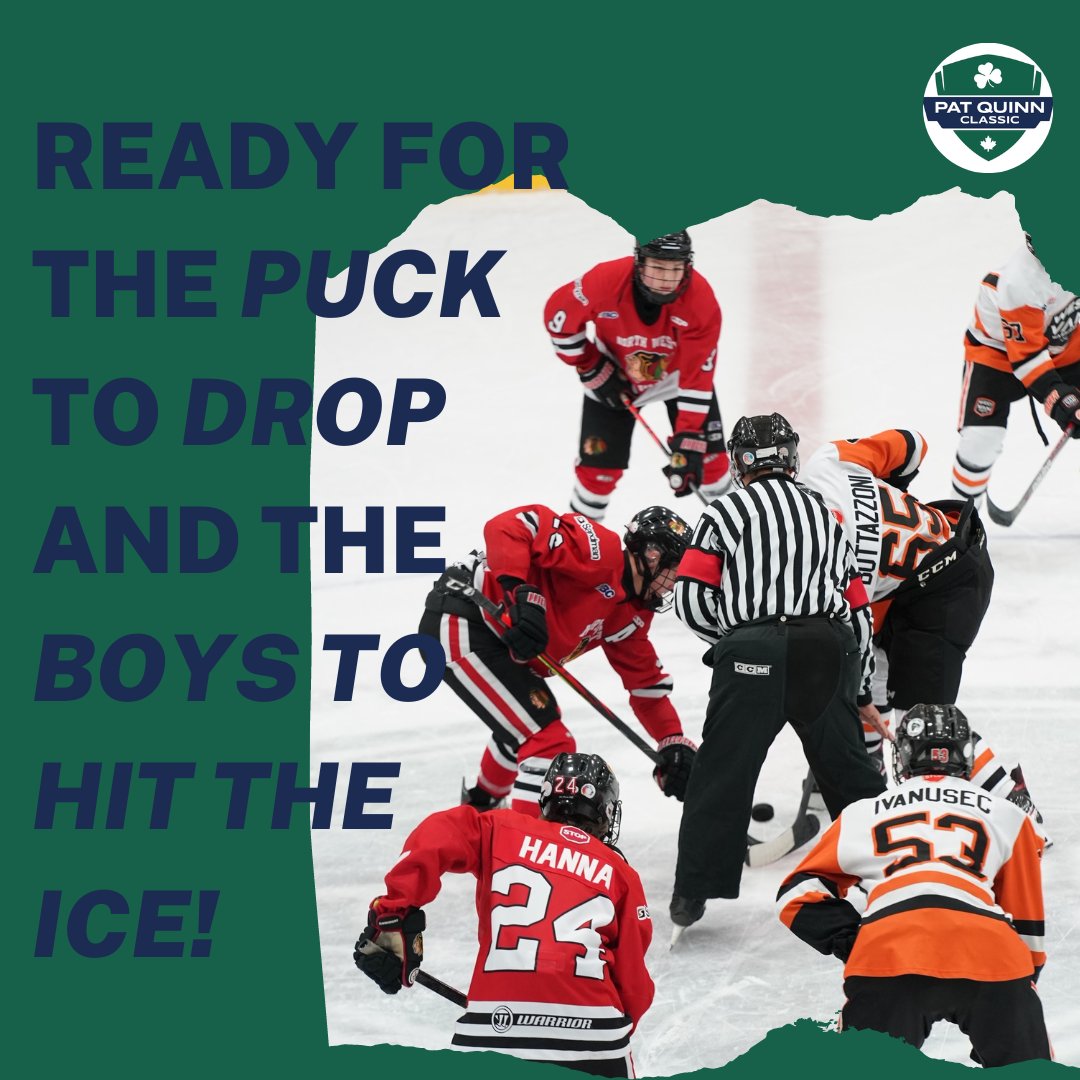 PatQuinnClassic's tweet photo. Who's excited to watch all the amazing stars showcase their skills on the ice at this year's tournament? I know I am 🙋🏽
#patquinn #patquinnclassic #pqctournament #canadabc #icehockey https://t.co/iMg73iQGq9