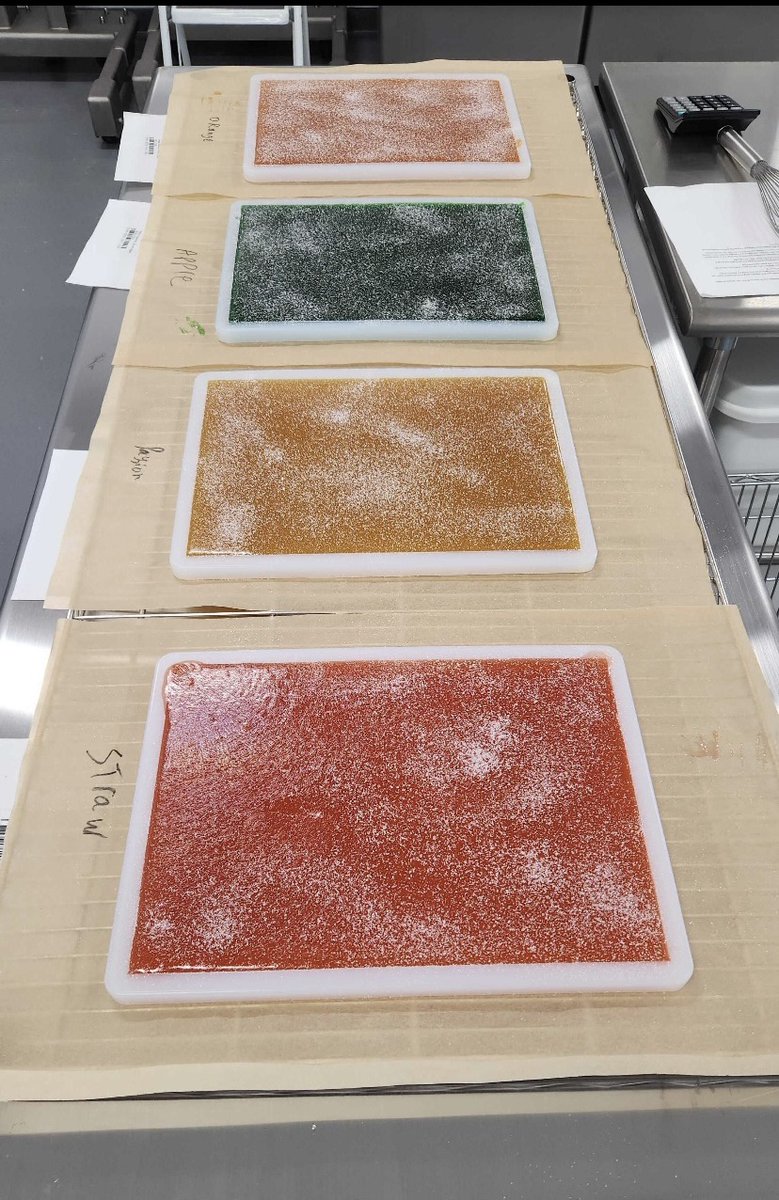 AscendHoldings's tweet photo. We’ve got just the right amount of cooks in the kitchen, if you know what we mean. The team in New Jersey is testing out different flavors for gummies in the new kitchen. 🍓🍑🥭🫐 #LetsAscend https://t.co/2jPwYmA8g6