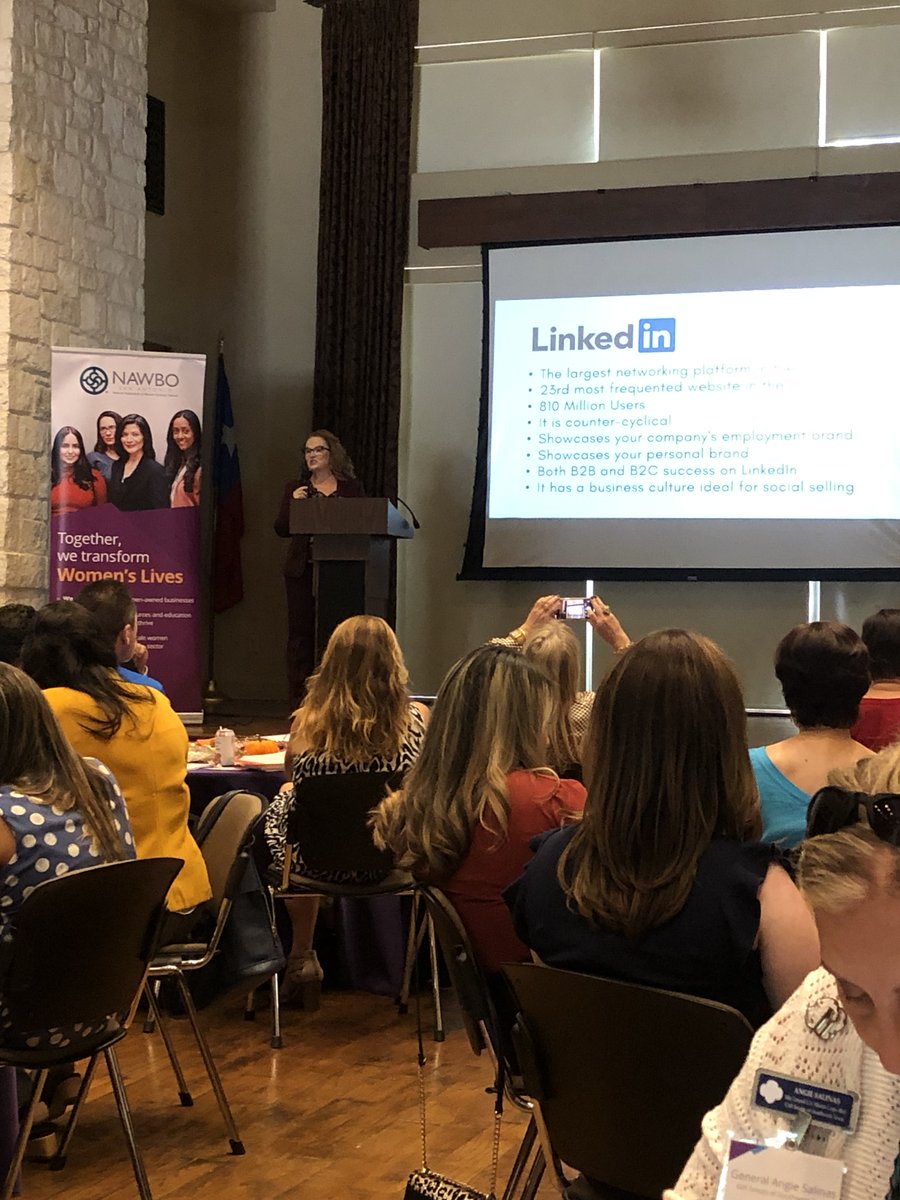 Great job <a href="/MindyEast/">Mindy East</a>  for sharing your wisdom on how critical <a href="/linkedIn/">LinkedIn</a> is for #entrepreneurs #womenbusiness <a href="/nawboSA/">NAWBO San Antonio</a>  linkedin.com/posts/activity…