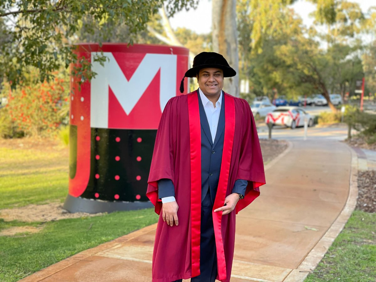ARAgni_25's tweet photo. After 5 years, 2 months and 9 days...finally the degree has been awarded..PhD! Dr Aniruddha Ravindra Agnihotri.👨‍🎓😁 
Thanks to each and everyone of you for all your support, motivation, positivity and blessings!

@wxu64475425 @MurdochUni

#murdochuniversity #graduation2022 #PhD https://t.co/2bLTgVAvyd