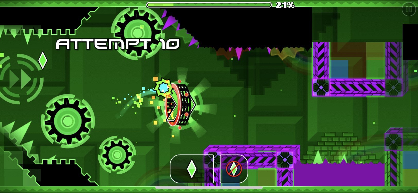 Visual Errors In GD Levels on Twitter: