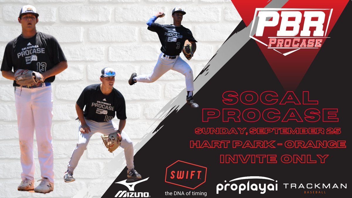 The roster for our SoCal ProCase is now live on our site. We are really excited to see these talented '23s show off their skills on Sunday at Hart Park in Orange. 

Link: bit.ly/PRO_ROSTER

<a href="/prepbaseball/">Prep Baseball</a> <a href="/LesLukach/">𝐋𝐞𝐬 𝐋𝐮𝐤𝐚𝐜𝐡</a> @JoeyCohen20