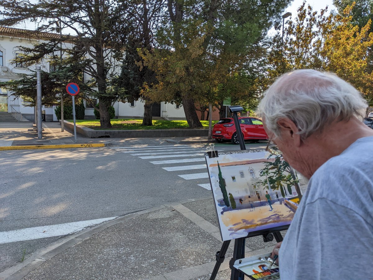 Sergio de Miguel (@sermigmag) on Twitter photo Esta tarde, al acabar de dar las clases en @ETSEA_UdL me he dado de bruces con esta maravilla de persona y de obra: #Ciencia y #arte en <a href="/UdL_info/">Universitat de Lleida (UdL)</a> 👨🏻🎨🖌️🎨🖼️ Esta tarde, al acabar de dar las clases en @ETSEA_UdL me he dado de bruces con esta maravilla de persona y de obra: #Ciencia y #arte en <a href="/UdL_info/">Universitat de Lleida (UdL)</a> 👨🏻🎨🖌️🎨🖼️