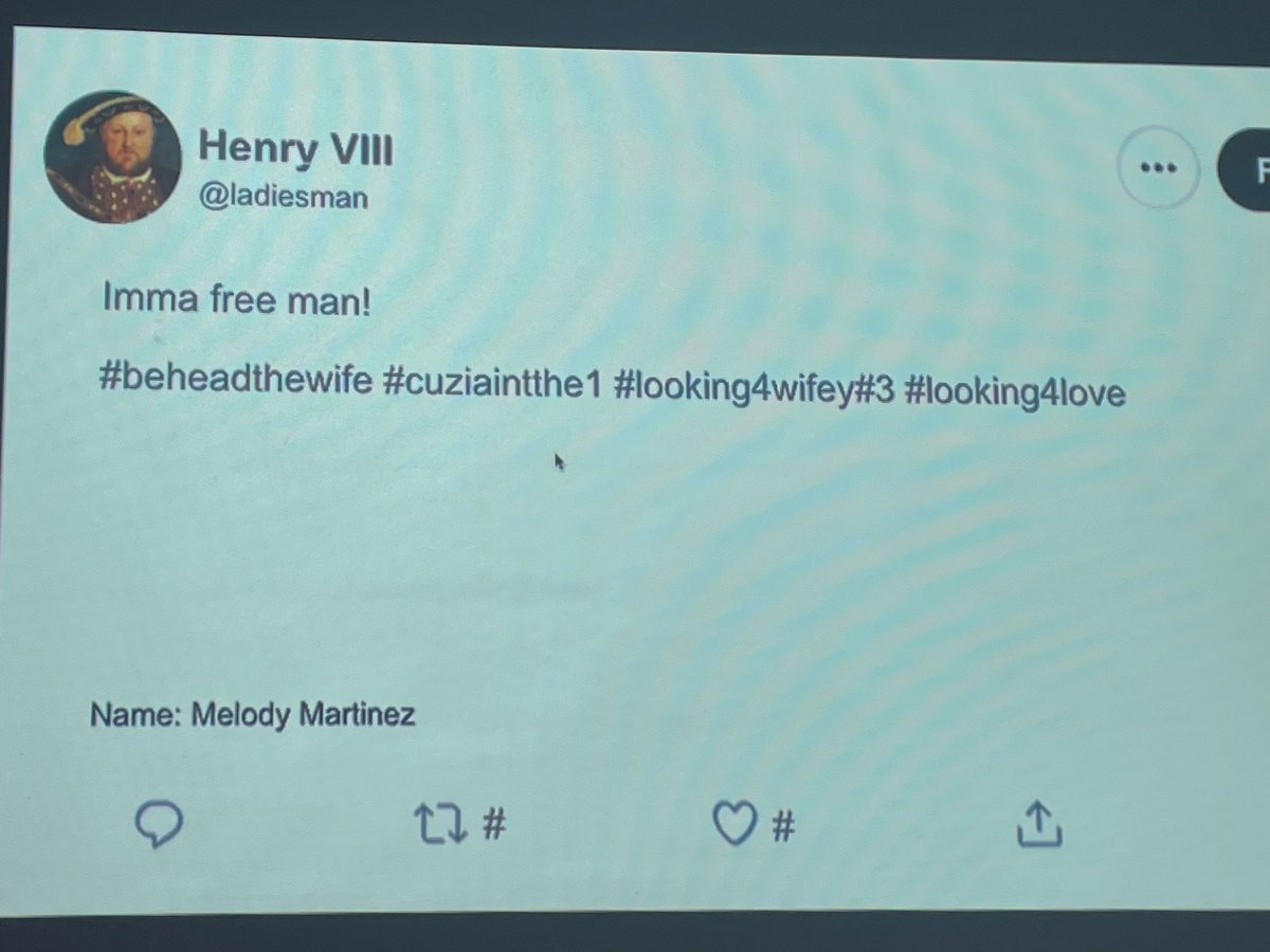 SaenzDan33's tweet photo. Using Twitter in class to review the Protestant Reformation…@aechs2023 @EcAchieve @ACHIEVE_MISD @marieltierra @AECHSLibrary https://t.co/gNWlE3hUpM