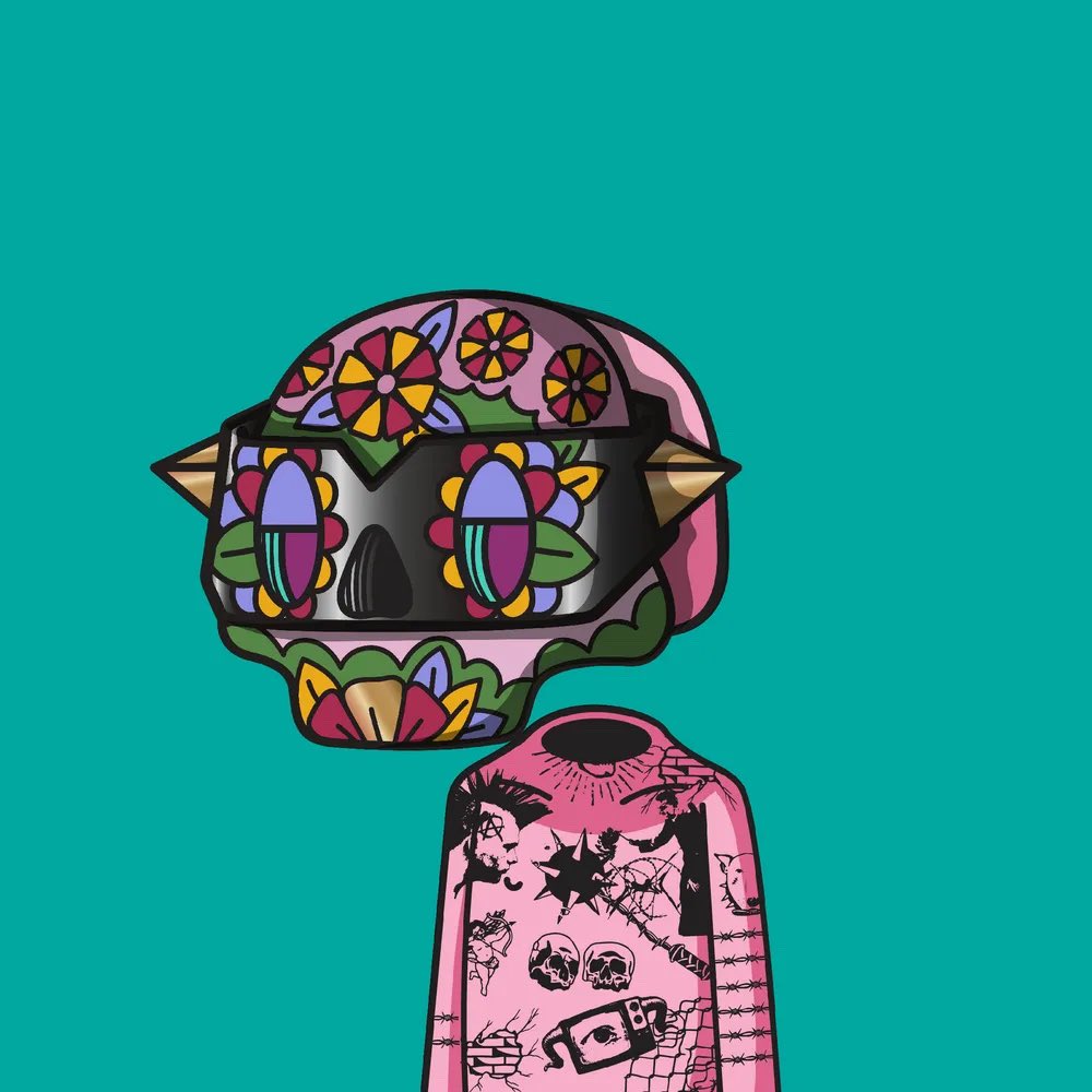 Joined the <a href="/los_muertosNFT/">Los Muertos</a> family and sent this guy straight to the graveyard! 🤝 Loving the art and well overdue to be here!