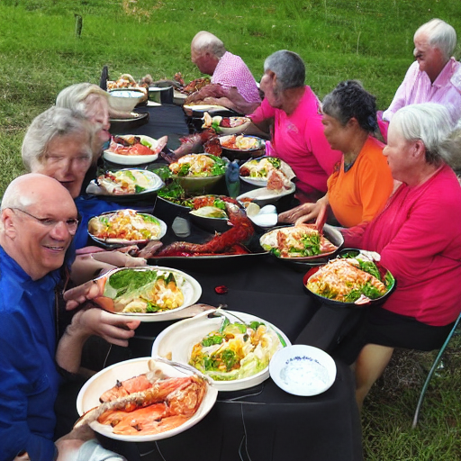 gstalinson's tweet photo. @scharler community gathering eating lobster https://t.co/sEtV2dLxOg