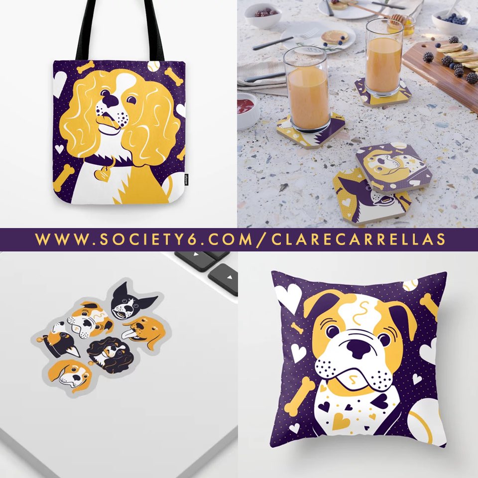 ccarrellas's tweet image. Cavs Rule! 🐶👑 

My Blenheim Cavalier King Charles Spaniel illustration design &amp;amp; other dogs are available on art prints, wall decor, pillows, stickers, totes, coasters &amp;amp; more on my Society6 Shop:
society6.com/clarecarrellas

#society6 #cavalier