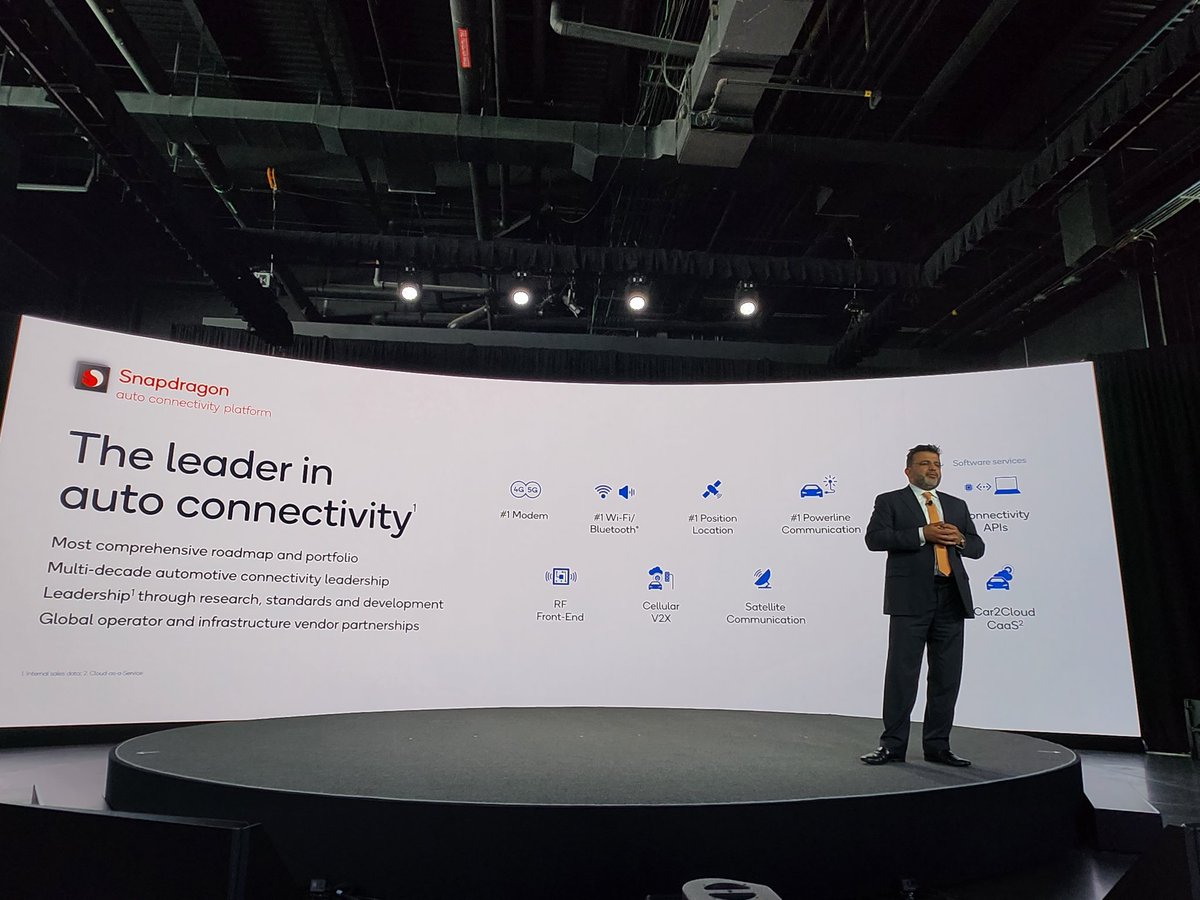 neil_shah's tweet photo. @CounterPointTR @MobilePeter @mobilekang @Tarunpathak @JeffFieldhack @Parv_S @ethan_qyn @GadgetFreak4U @BradyWang10 @elementistry @Arm @LisaSu @Qualcomm @donnymac @nuvia_inc @PanditSanjeet @patel_rahul_g @IgnacioTechie @passtubul @anshikajain41 @qualcomm_in @WilliamLi_CY @hsinshan888 @cristianoamon @Snapdragon @Snapdragon_IN @Snapdragon_DE @Veoneer @nakulduggal @Inquisitiveme17 @AyushBh08280682 @volvocars @Honda @ArriverSW @here @TomTom @QNX_News @Samsung @MoumenBadawi @faddy0015 @AkashPalkhiwala @nvidia @nakulduggal highlighting the car-to-cloud &amp; connectivity portfolio

The number of use-cass when the vehicle is on the road &amp; when not, needing car to cloud connectivity

Qualcomm is leading this space powering more than 250 million connected cars on the road

#QualcommAutoDay https://t.co/oWIpWdImL4