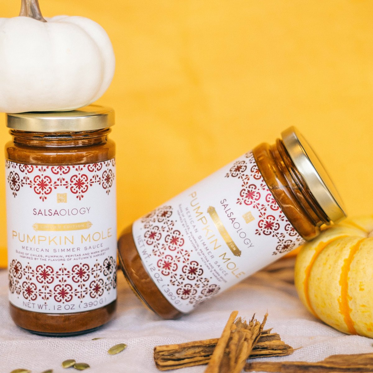 Enchiladas, pastas, tacos...what will you make with our Limited Edition Pumpkin Mole? 🎃