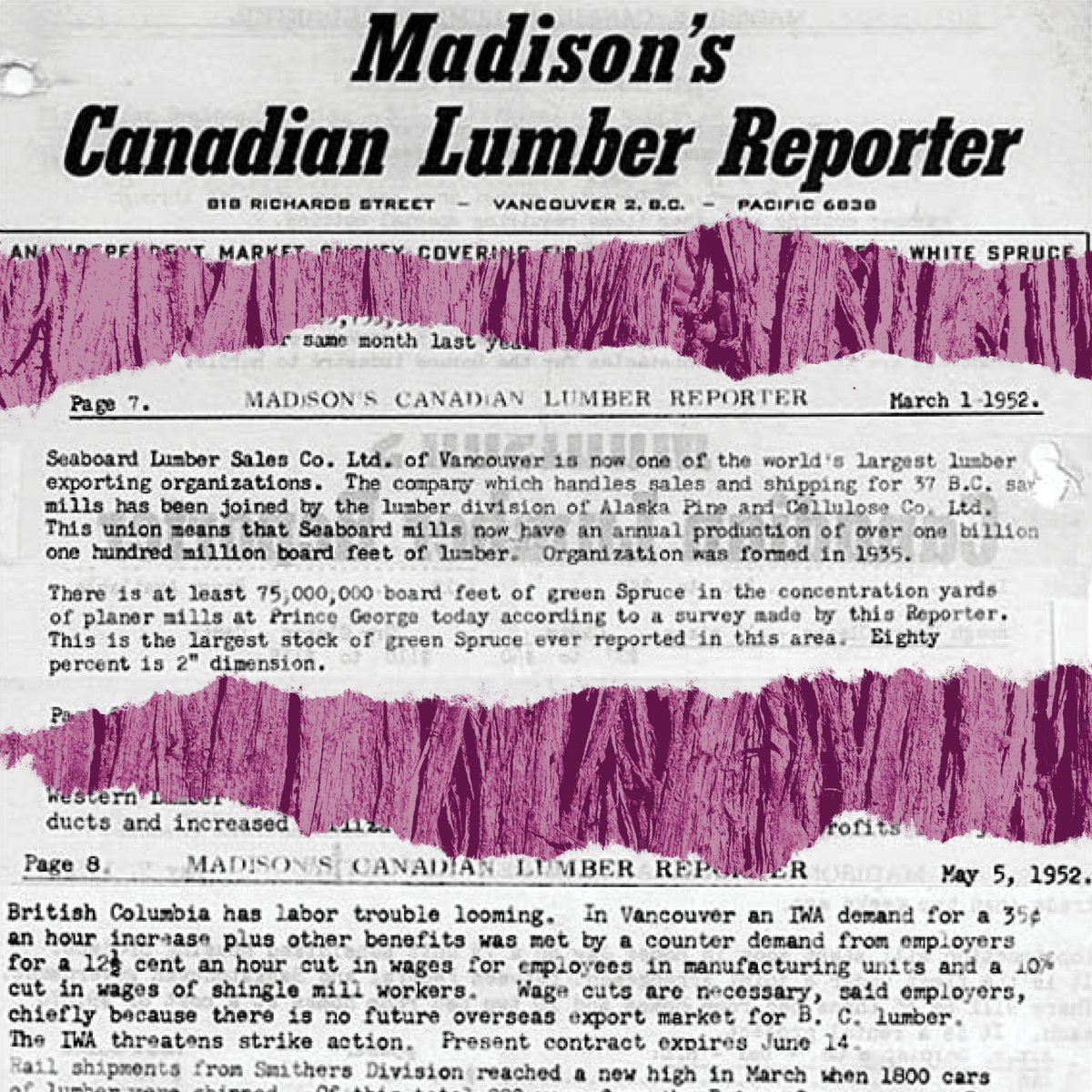 LumberNews's tweet photo. Whatโs made us so relevant for 70 years? Our commentary of course! Go down memory lane and visit our retrospective page (link in bio)!
#madisons #lumber #reporter #70thanniversary #platinumanniversary https://t.co/2Fo8lcYttL
