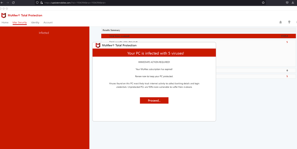 d1savow3d's tweet image. Another #fakescanner leading to McAfee checkout page.
https://updatemobilee[.]com/?rzi=1934394&amp;amp;rsz=1934394&amp;amp;rid=
Bad affiliate actors?
#phishing
@Cloudflare @McAfee