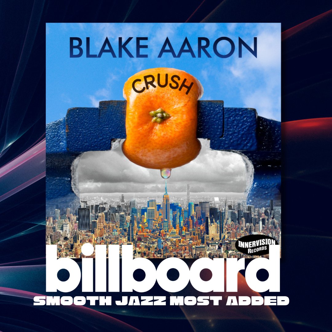 THANK YOU BILLBOARD!

Blake's new single "Crush" was added to Billboard's Smooth Jazz Most Added chart this week!

You can stream or download the single here: songwhip.com/blake-aaron/cr…