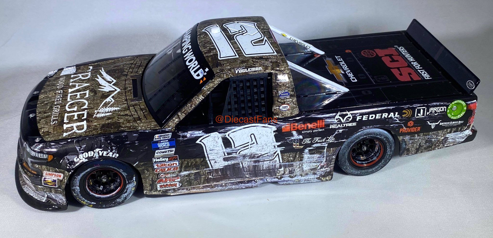 NASCAR DIECAST FANS on Twitter "REVIEW tate_fogleman 2021 Traeger Grills Talladega Win! https