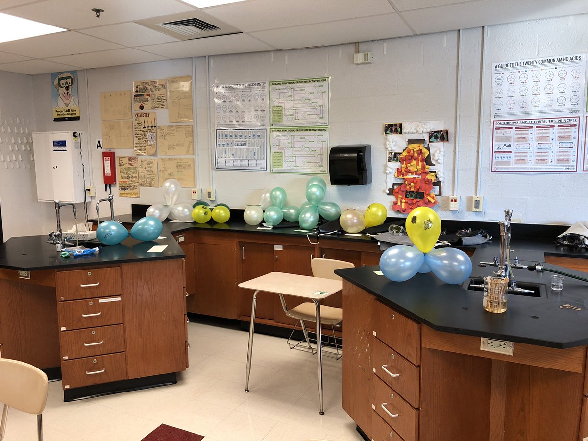 Molecular Geometry in Mr. Llewellyn’s Chemistry class today!