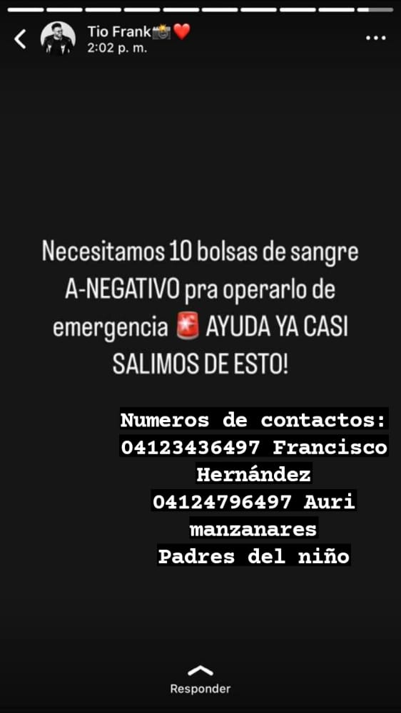 Yoalysperez1's tweet photo. Este hermoso niño tiene un tumor en el riñón, se le bajó la hemoglobina porque no comía bien por la presión que hacía en su estómago. Tumor mide 12cm está entubado y delicado , por favor ayuden con un retwitt que sirve de gran ayuda para que llegue a personas que puedan donar 🙏🏽 https://t.co/USZwxmofi0