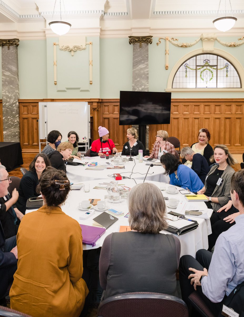HelenClarkFound's tweet photo. We had the immense honour to convene a roundtable of 50+ diverse experts on perinatal and maternal mental health at Parliament on Tuesday, as part of our #ĀhurutiaTeRito #ItTakesAVillage project led by Associate Fellow @hollyrwalker 1/5 https://t.co/9r7z2cpoDS