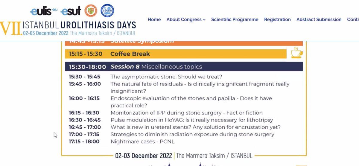KidneyStoneAcademy (@kstoneacademy) on Twitter photo 3⃣4⃣
The academic calendar begins for <a href="/KStoneAcademy/">KidneyStoneAcademy</a>
with special attention to <a href="/ISlithiasisdays/">Istanbul Urolithiasis Days</a>
istanbulurolithiasis.meetinghand.net/en/ 3⃣4⃣
The academic calendar begins for <a href="/KStoneAcademy/">KidneyStoneAcademy</a>
with special attention to <a href="/ISlithiasisdays/">Istanbul Urolithiasis Days</a>
istanbulurolithiasis.meetinghand.net/en/