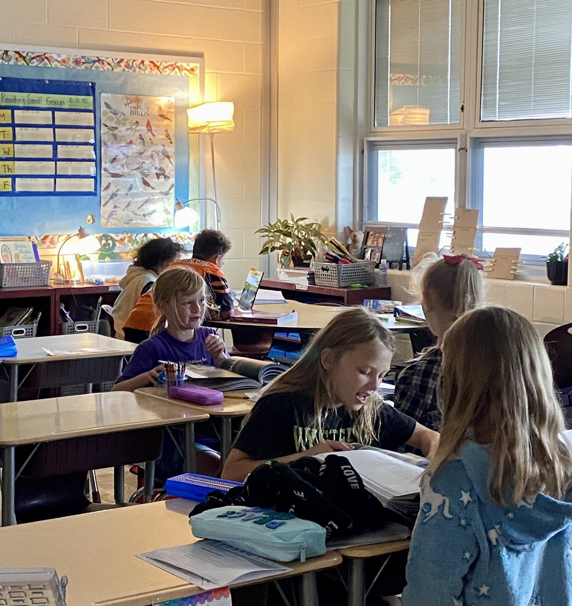 Today we are Identifying the characters, understanding the elements of poetry, &amp; distinguishing points of view….. Best part is reading with a good friend. <a href="/MillerRdgTweets/">Miller Ridge Elementary School</a> #middierising #bookjoy #deardragon