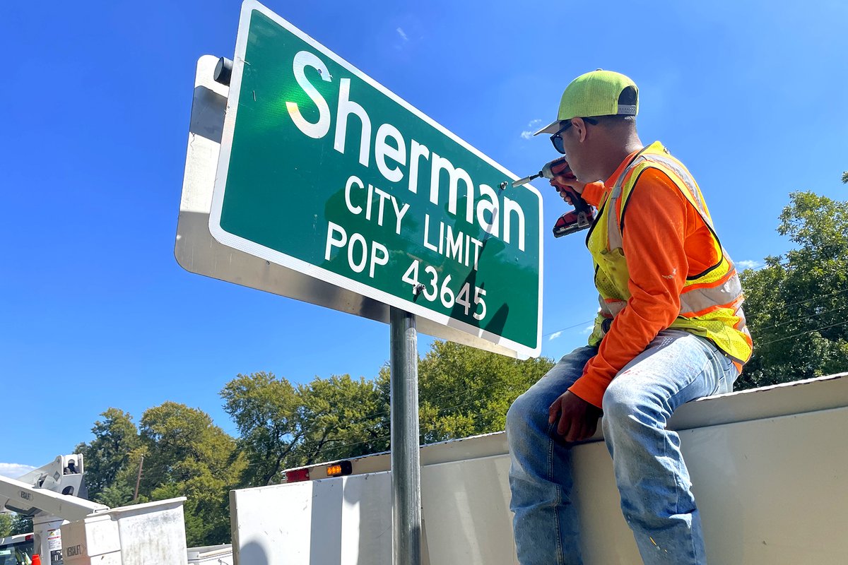City of Sherman tweet media